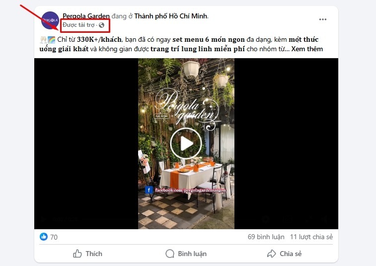 chạy quảng cáo online cho nhà hàng