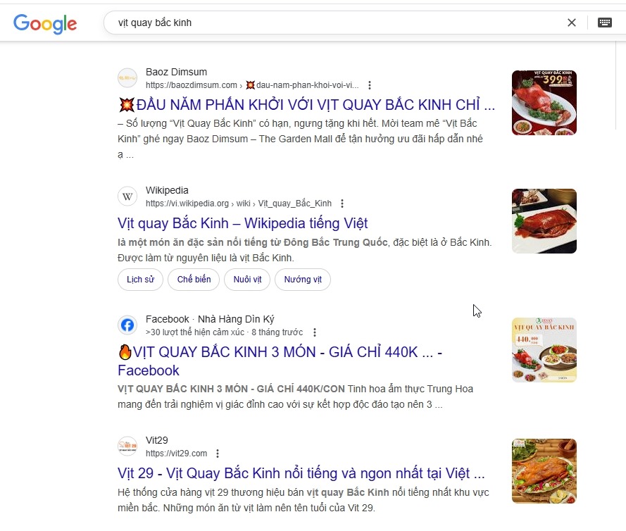 seo marketing nhà hàng
