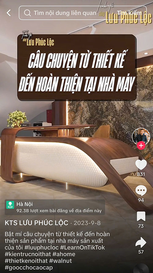công ty chạy marketing cho ngành thiết kế nội thất