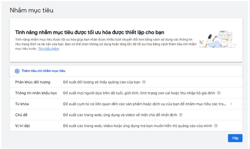nhắm mục tiêu trong gdn