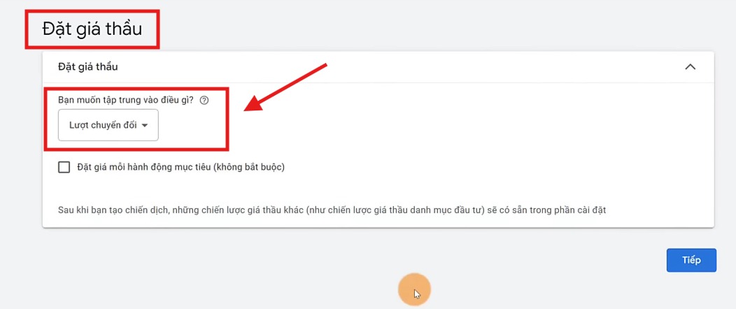 giá thầu quảng cáo google search
