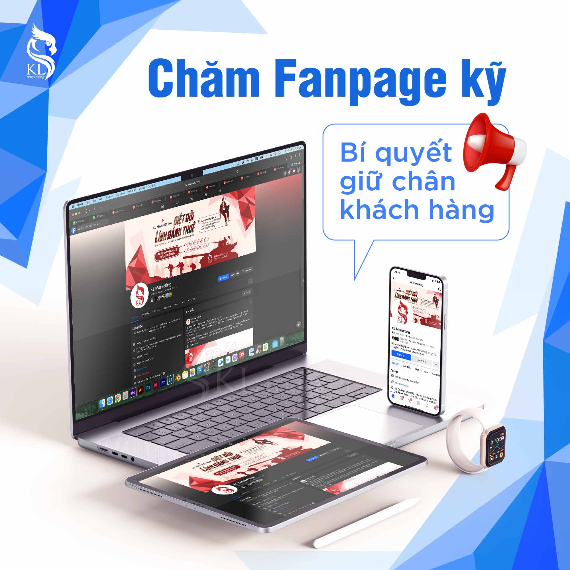 Dịch vụ chăm sóc Fanpage Facebook trọn gói
