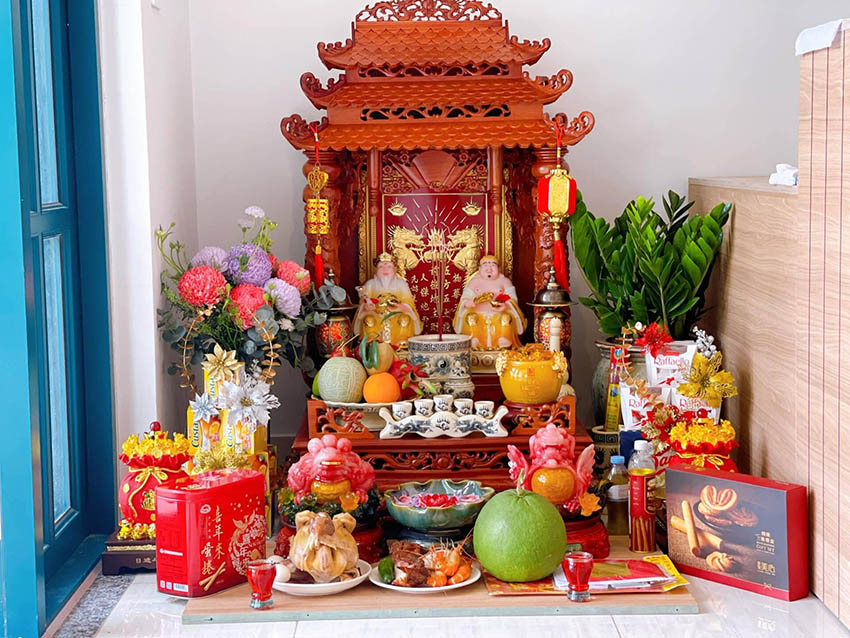 thành tâm cúng thần tài thổ địa