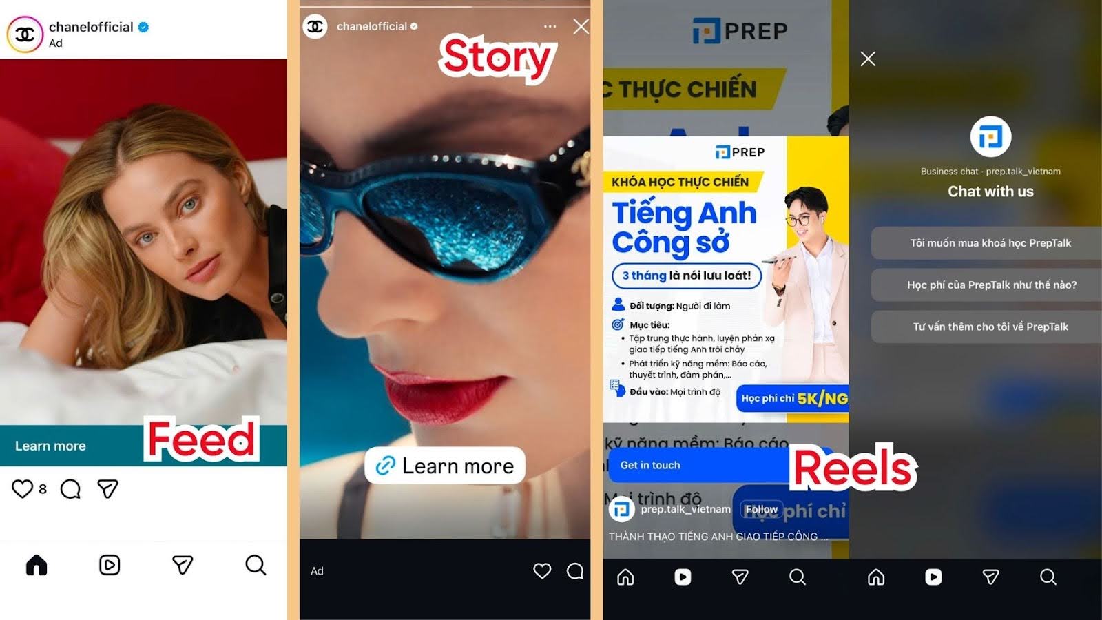 Chi phí quảng cáo Instagram là bao nhiêu