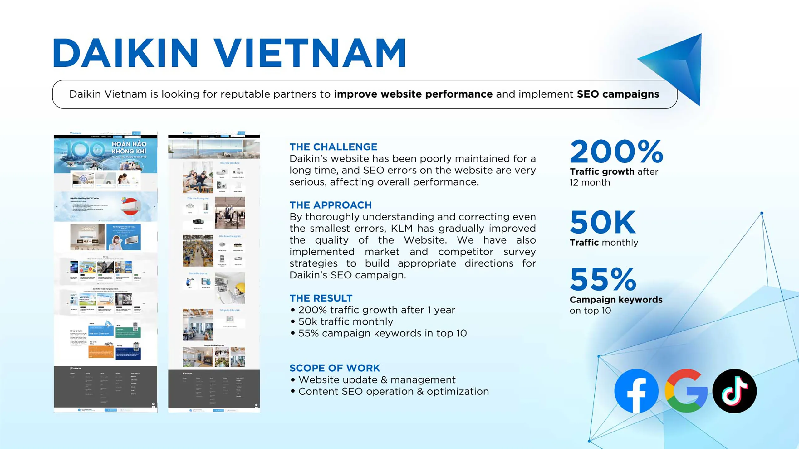 English Credentials KLM