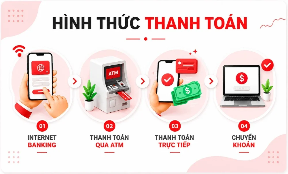 cho phép thanh toán linh hoạt
